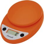 Escali Primo Digital Food Scale, Multi-Functional Kitchen Scale, Precise Weight Measuring and Portion Control, Baking and Cooking Made Simple, 8.5 x 6 x 1.5 inches, Pumpkin Orange Glorious Techs